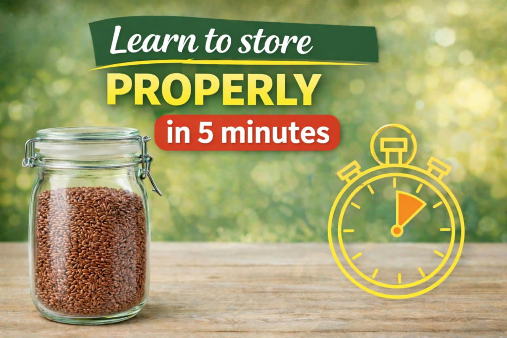 How to Store Flaxseed and Chia Properly