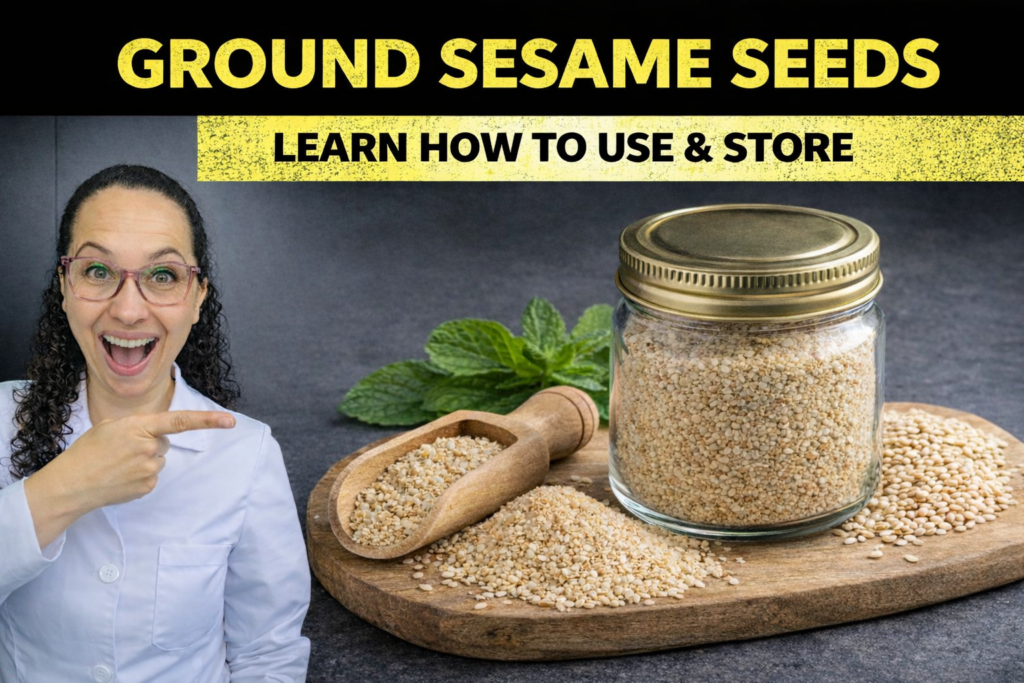 Ground Sesame Seeds: Benefits, How to Use and Store